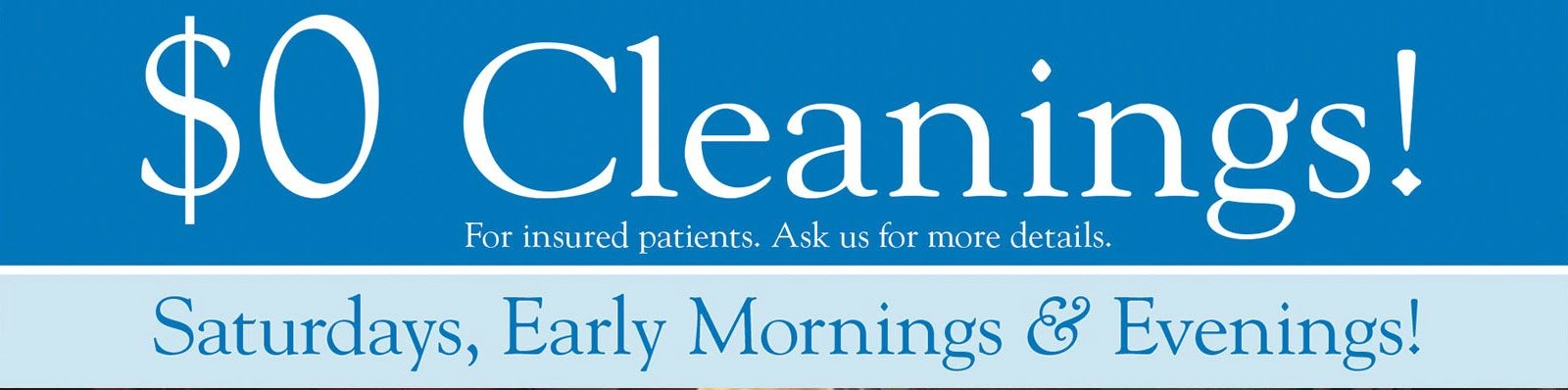 Promotional announcement